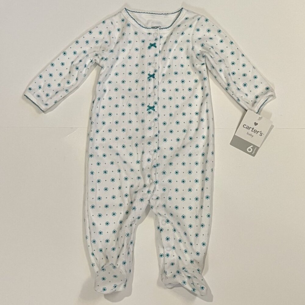 Carter's Baby Girl Bodysuit Long Sleeve Warm 6M